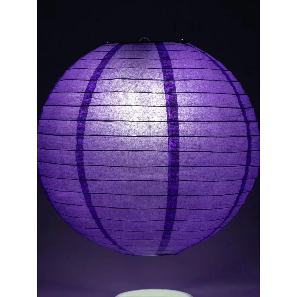NWT Purple Paper Lantern Hanging Pendant Y2K 2000s Hippie Boho Emo Tumblr Fairy